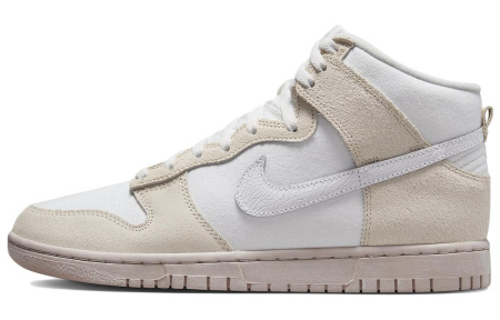 Nike Dunk High EMB Соль Озеро Городской Удобный Высокие Кроссовки для скейтбординга Мужские Белые