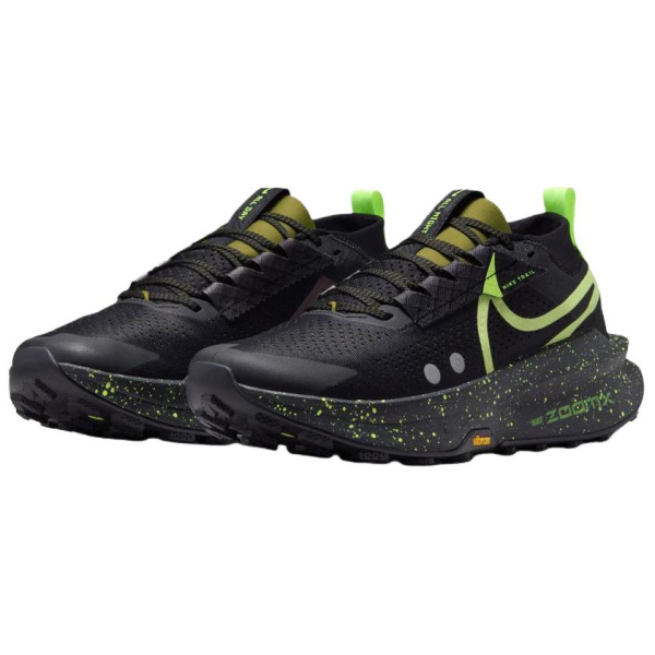 Nike Zegama Trail 2 Повседневные беговые кроссовки Мужские Черные Зеленые