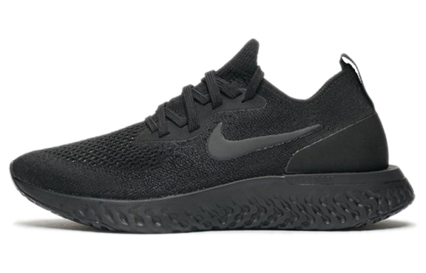 Nike Epic React Flyknit 1 Удобная Обувь с Круглым Палцем Ткань Амортизация Противоскользящие Низкие Кроссовки для Бега
