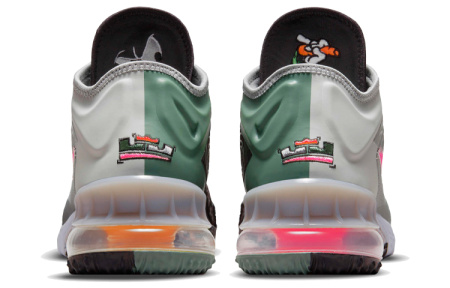Nike Lebron 18 Low EP 'Bugs VS MARVIN' MID Топ Баскетбольные кроссовки Унисекс Серый Черный Азиатская версия