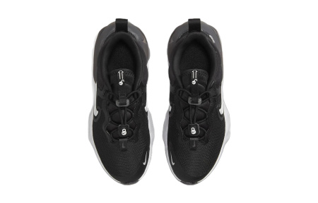 Nike Run Flow BP противоскользящие амортизирующие низкие беговые кроссовки черного цвета для детей 3-7 лет