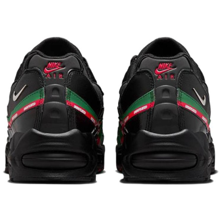UNDEFEATED X Nike Air Max 95 Беговые кроссовки Унисекс Черный Красный