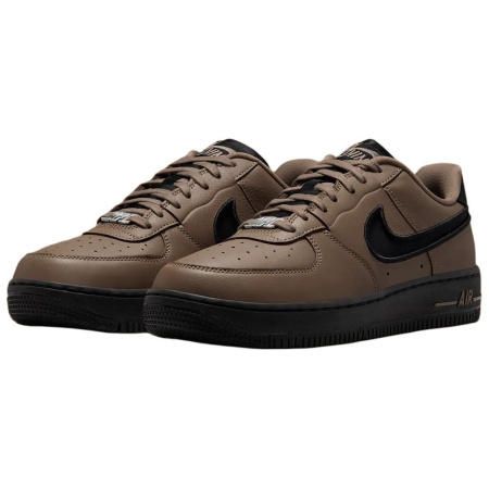 Nike Air Force 1 Slip-Resistant Abrasion-Resistant Low-Top Скейтборд Кроссовки Женские Коричневые Черные