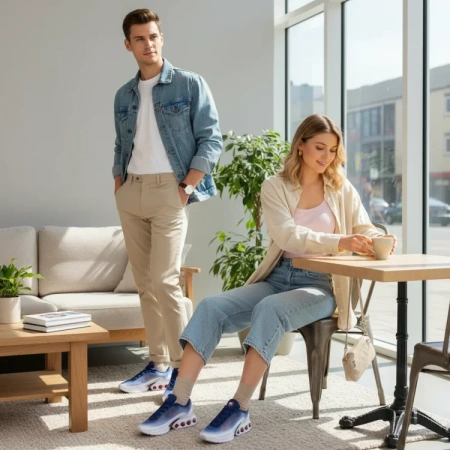 Nike Air Max DN Low Повседневная обувь унисекс синий белый