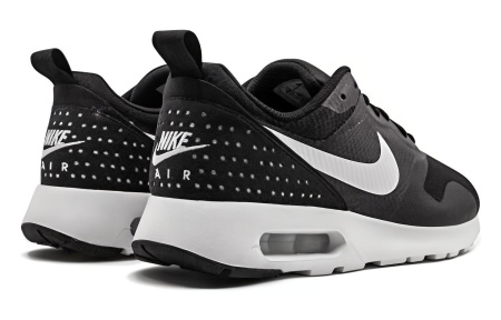 Nike Air Max Tavas Low Топ Повседневная обувь Женская Черно-белая