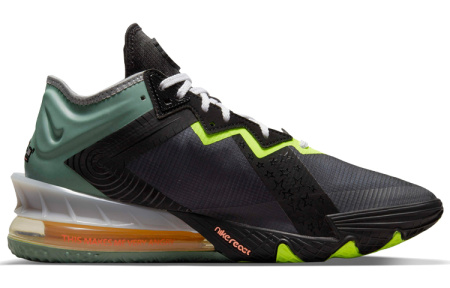 Nike Lebron 18 Low EP 'Bugs VS MARVIN' MID Топ Баскетбольные кроссовки Унисекс Серый Черный Азиатская версия