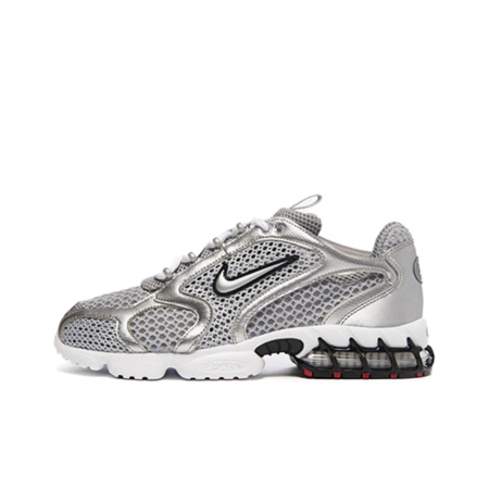 Nike Air Zoom Spiridon Cage 2 Low Топ Повседневная обувь Мужская Серебряная