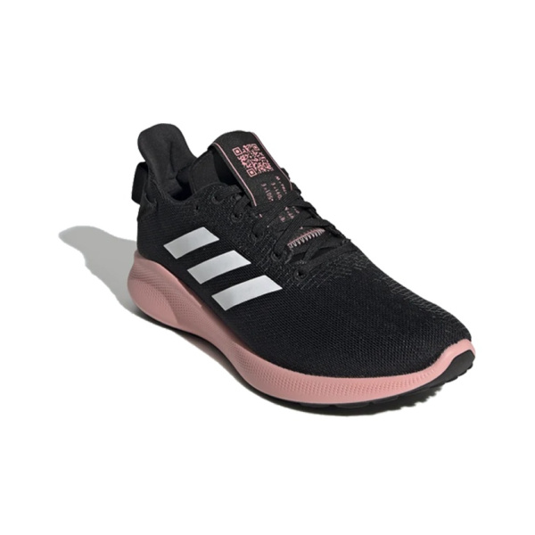 Adidas SenseBounce+ Уличная низкая беговая обувь для женщин черный розовый