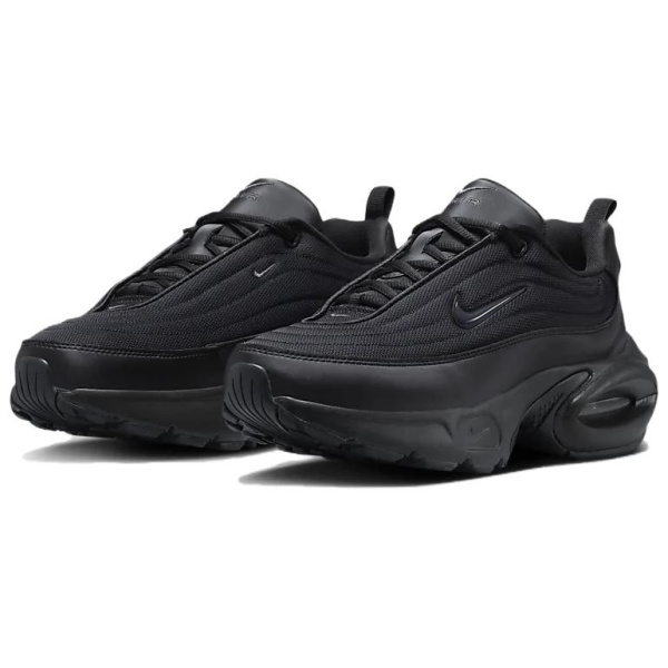 Nike Air Max Portal Удобная Амортизация Устойчивая к истиранию Дышащая Низкий Верх Повседневная Обувь Женская Черная