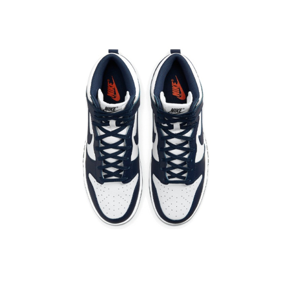 Nike Dunk High Ретро 'Полуночный синий' Высокие кроссовки для скейтбординга унисекс Полуночный синий