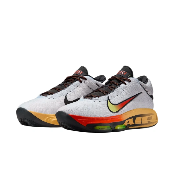 Nike GT Hustle 3 Устойчивые к истиранию MID Баскетбольные кроссовки Мужские Белый Оранжевый