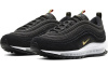 Nike Air Max 97 Легкий Low Топ Беговые кроссовки Унисекс Черный Золотой