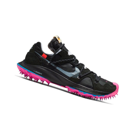 Off Белый X Nike Air Zoom Terra Kiger 5 Дышащие Низкие Кроссовки для Трейла Женские Черные Розовые