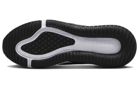 Nike Air Max 270 Амортизация Устойчивость к истиранию Дышащие Низкие Кеды для Детей Лайфстайл Черный Белый