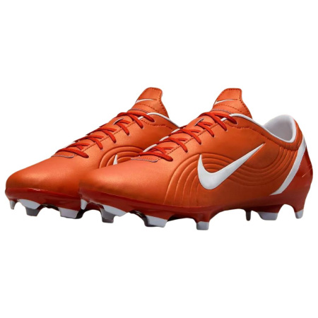 Nike Mercurial Vapor 1 Кожаные противоскользящие и устойчивые к истиранию футбольные бутсы для мужчин оранжевые