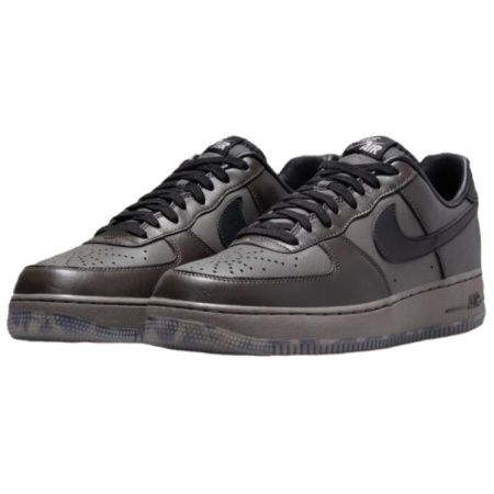 Nike Air Force 1 Low 'Париж' Низкие Кроссовки для скейтбординга Унисекс Зеленый Коричневый