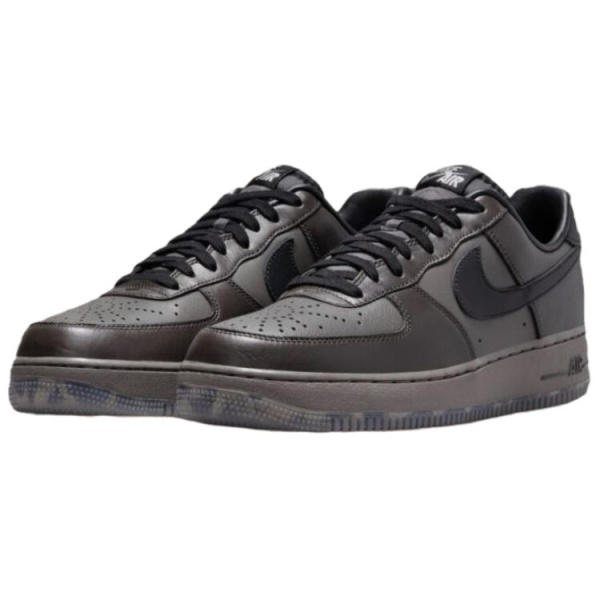 Nike Air Force 1 Low 'Париж' Низкие Кроссовки для скейтбординга Унисекс Зеленый Коричневый
