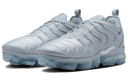 Nike Air Vapormax Plus Кожа Устойчивая к истиранию Дышащие Низкие Повседневные Беговые Кроссовки Мужские Синие