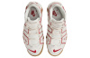 Nike Air More Uptempo Износостойкий Дышащий MID Топ Винтажные Баскетбольные Кроссовки Женские Белый Красный