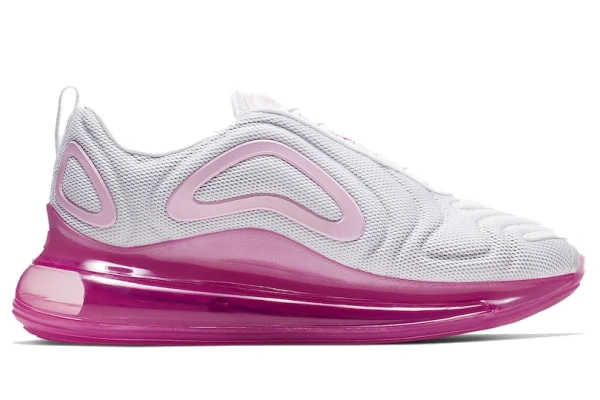 Nike Air Max 720 Белый Розовый Высота посадки Лазерный Фуксия Амортизация Баланс Низкий Топ