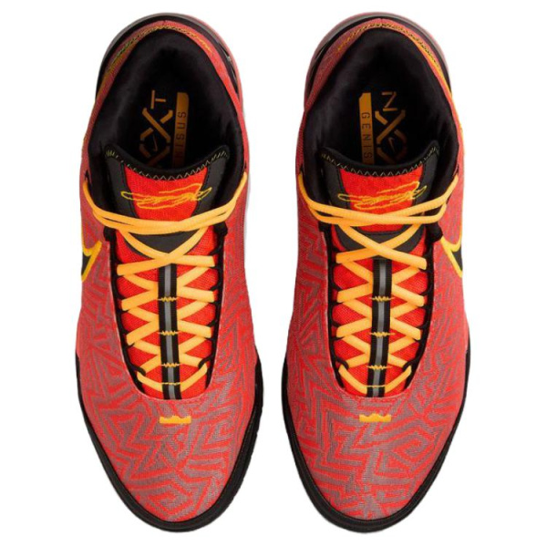 Nike Противоскользящие Устойчивые к Износу MID Топ Баскетбольные Кроссовки Мужские Красные