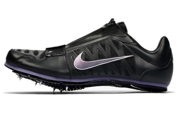 Nike Air Zoom LJ 4 Track SPIKE Удобные Низкие Кроссовки для тренировок Унисекс Черный Фиолетовый