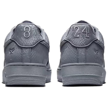 Nike X Коби Брайант Air Force 1 Low Топ Скейтборд Кроссовки Мужские Серые