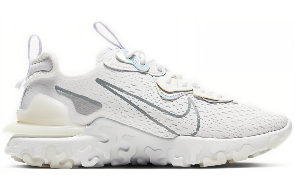 Nike React Vision Сетка Амортизация Противоскользящие Низкие Повседневные Беговые Кроссовки Женские