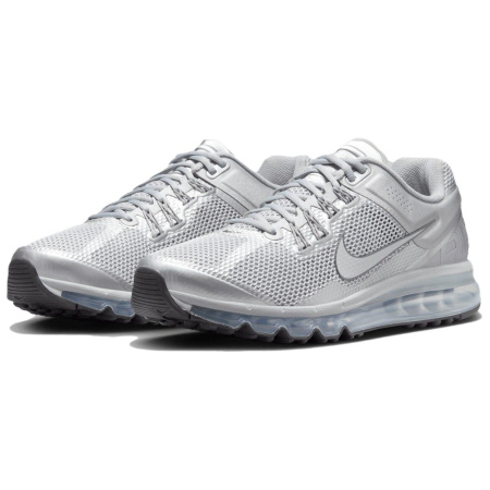 Nike Air MAX 2013 Амортизация Устойчивость к истиранию Поддержка Низкие Кроссовки для бега Унисекс Серебряный