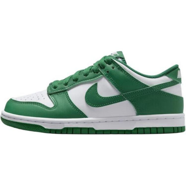Nike Dunk Синтетическая кожа противоскользящий устойчивый к истиранию низкий верх детские скейтбординги