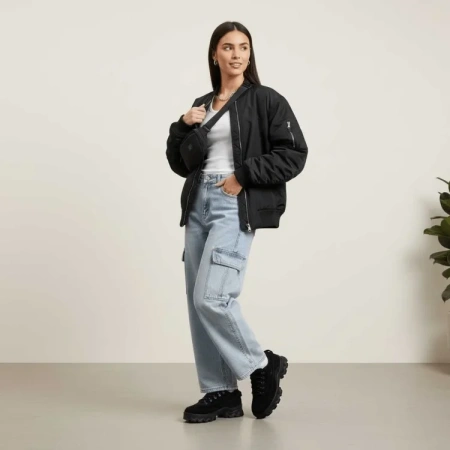 Nike Lahar Черный Низкий Топ Повседневная Обувь Женская Черная