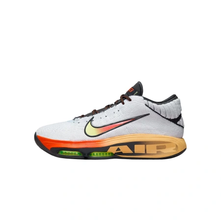 Nike GT Hustle 3 Устойчивые к истиранию MID Баскетбольные кроссовки Мужские Белый Оранжевый