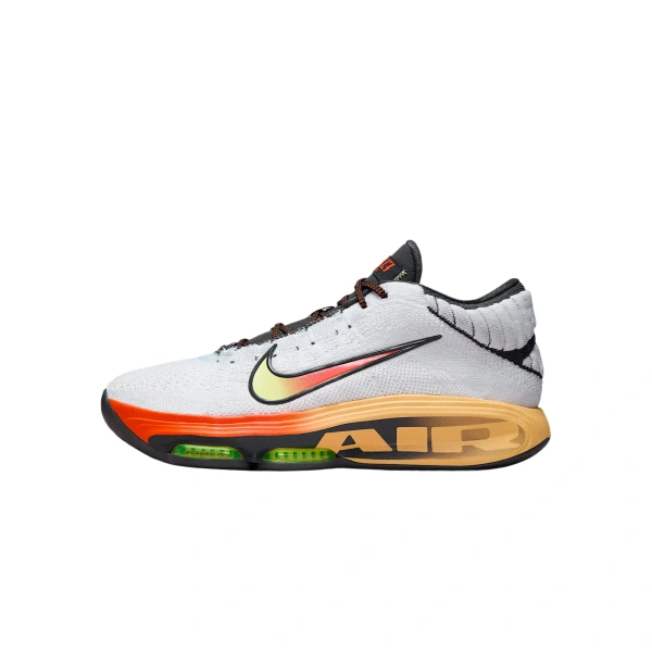 Nike GT Hustle 3 Устойчивые к истиранию MID Баскетбольные кроссовки Мужские Белый Оранжевый