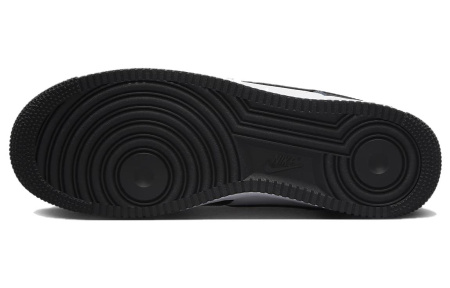 Nike Air Force 1 'Панда' Кожа Повседневные Скейтбординг Кроссовки Низкие Унисекс Белый Черный