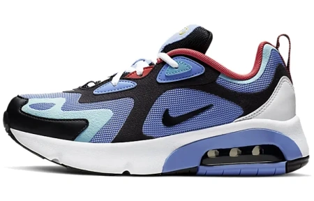 Nike Air Max 200 Low Беговые кроссовки с низким верхом импульсный синий амортизация воздуха для подростков