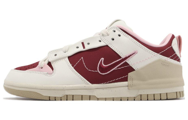 Nike Dunk Disrupt 2 'VALENTINE' День Святого Валентина Удобные Низкие Кроссовки для Скейтбординга Женские Красные Белые
