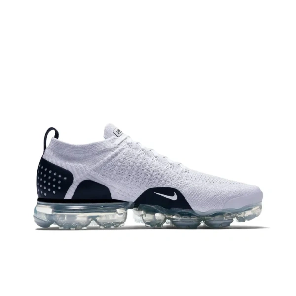 Nike VaporMax Flyknit 2 Low Беговые кроссовки Мужские Черно-белые
