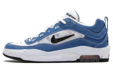 Nike Air Max Ishod Модные низкие кроссовки для скейтбординга унисекс синие белые черные