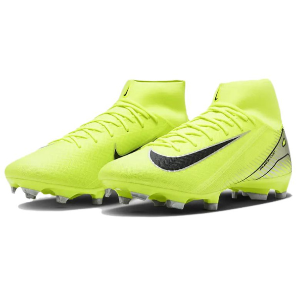 Nike Mercurial Superfly 10 FG Твердый Грунт Противоскользящие Устойчивые к Износу Футбольные Бутсы Мужские Зеленые