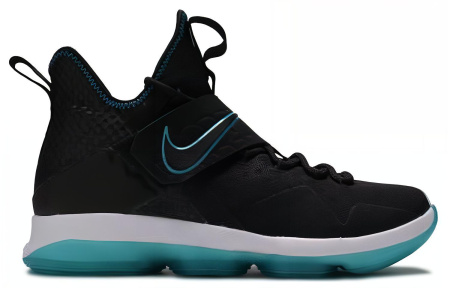 Nike Lebron 14 Красная ковровая баскетбольная обувь для игры Амортизация Противоскользящий MID Верх