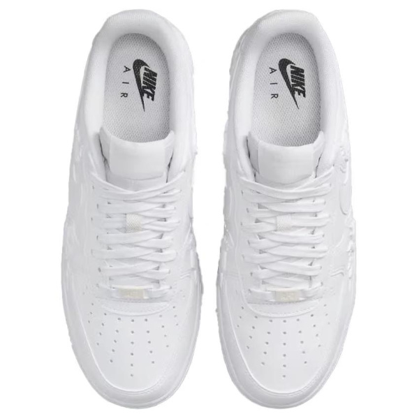 Nike Air Force 1 Slip Resistant Abrasion Resistant Низкие Кроссовки для скейтбординга Женские Белые