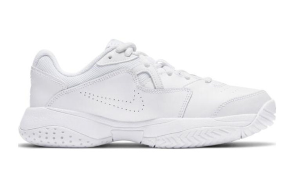 Nike Court Lite 2 Устойчивые к истиранию низкие детские кроссовки для тренировок белые унисекс