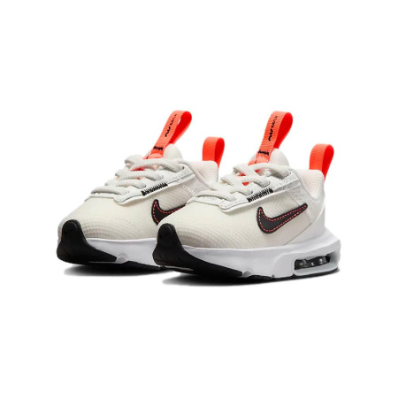 Nike Air Max INTRLK Удобная Дышащая Низкая Обувь для Малышей Бежево-Черная для Младенцев и Малышей