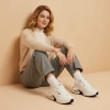Nike Air Max Portal Амортизация Устойчивый к истиранию Дышащие Низкие Повседневные Беговые Кроссовки Женские Бежевые
