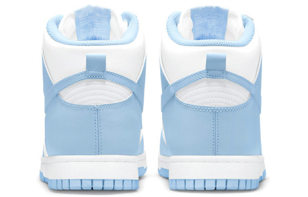Nike Dunk High 'Алюминия' Классические Высокие Кроссовки для Скейтбординга Женские Небесно-голубой