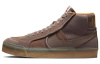 Nike SB Blazer MID Удобный MID Топ Скейтборд Кроссовки Унисекс Коричневый