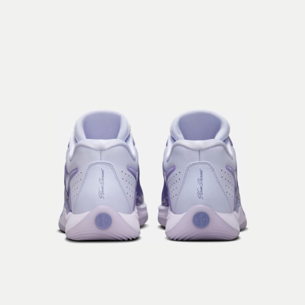 Nike KD 17 Противоскользящие устойчивые к истиранию низкие баскетбольные кроссовки мужские фиолетово-синие