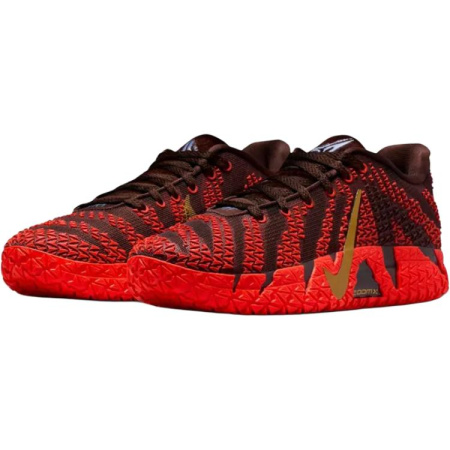 Nike Ja Morant 3 Low Топ Детские Баскетбольные Кроссовки Красно-Золотые Подростковые
