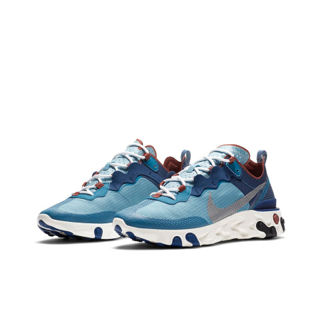 Nike React Element 55 Многоцветный Ткань Амортизация Противоскользящий Устойчивый к истиранию Низкий Топ