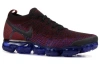 Nike VaporMax Flyknit 2 Ткань Низкий Топ Повседневные Беговые Кроссовки Мужские Красный Синий